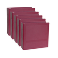 Omnimed 1 Inch Side Open 3 Ring Binder In Burgundy, PK5 205002-BU5